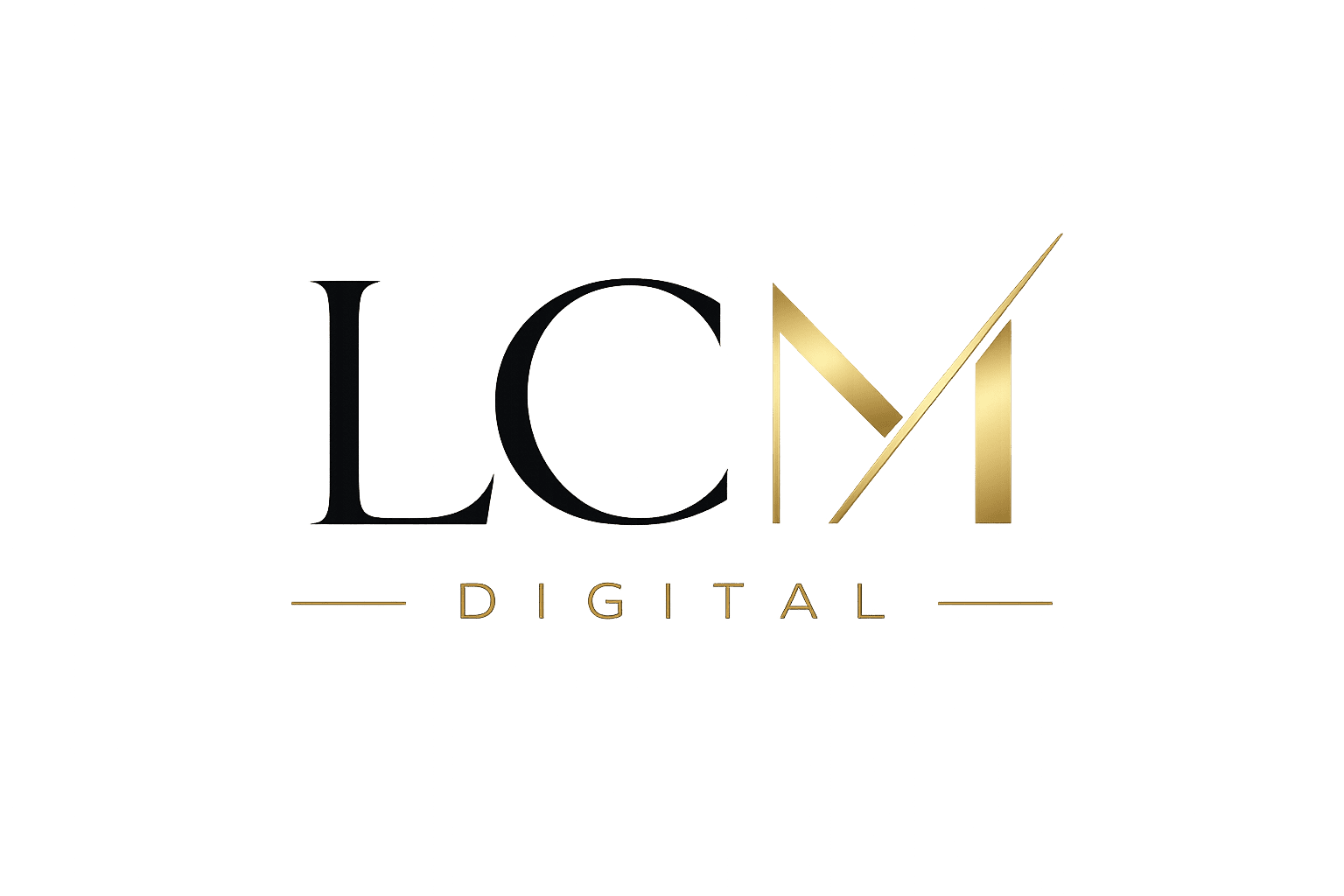 Modernes LCM Digital Logo einer Agentur für SEO Pakete, Website Texte und Blogartikel